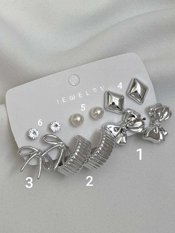 گوشواره آبکاری نقره